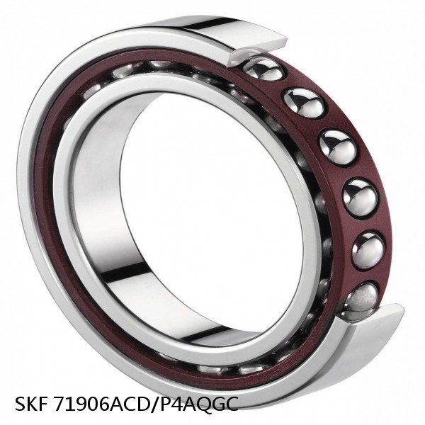 71906ACD/P4AQGC SKF Super Precision,Super Precision Bearings,Super Precision Angular Contact,71900 Series,25 Degree Contact Angle