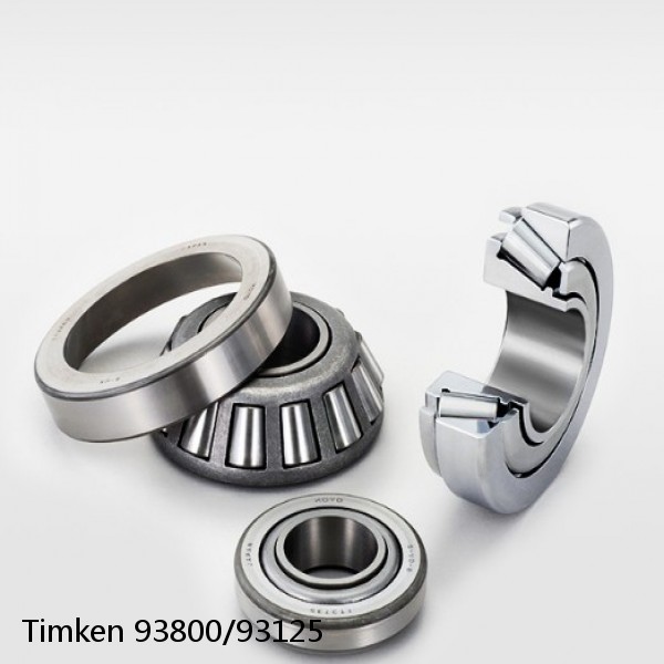 93800/93125 Timken Tapered Roller Bearing #1 small image