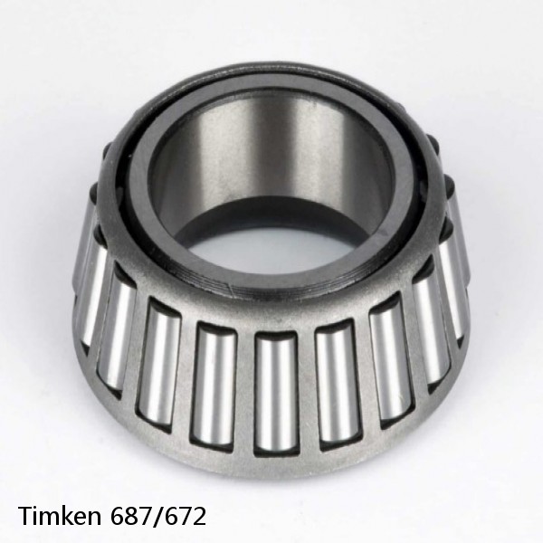 687/672 Timken Tapered Roller Bearing #1 small image