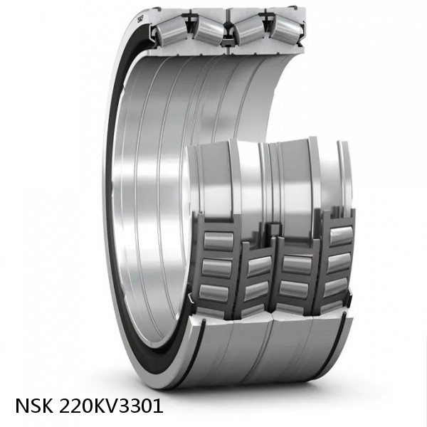 220KV3301 NSK Four-Row Tapered Roller Bearing #1 small image