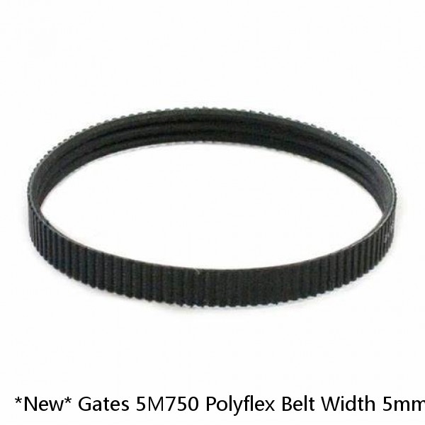 *New* Gates 5M750 Polyflex Belt Width 5mm, Length 750mm Goodyear 1 pc 8902-0750 #1 small image