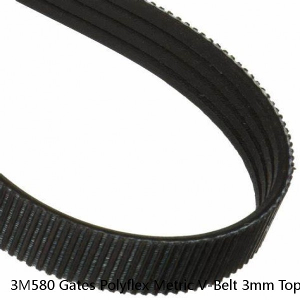 3M580 Gates Polyflex Metric V-Belt 3mm Top Width 850mm Outside Length USA #1 small image