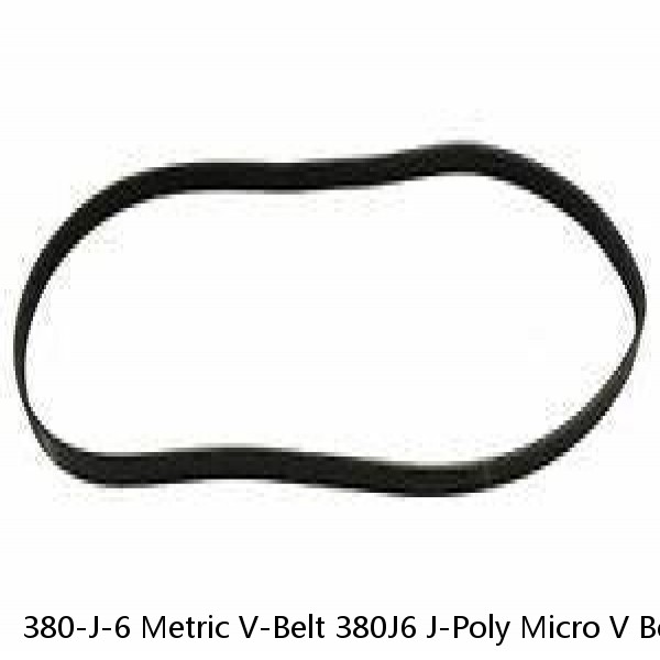 380-J-6 Metric V-Belt 380J6 J-Poly Micro V Belt  #1 small image