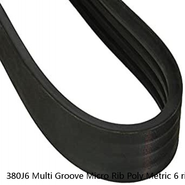 380J6 Multi Groove Micro Rib Poly Metric 6 ribbed V Belt 380-J-6 380 J 6