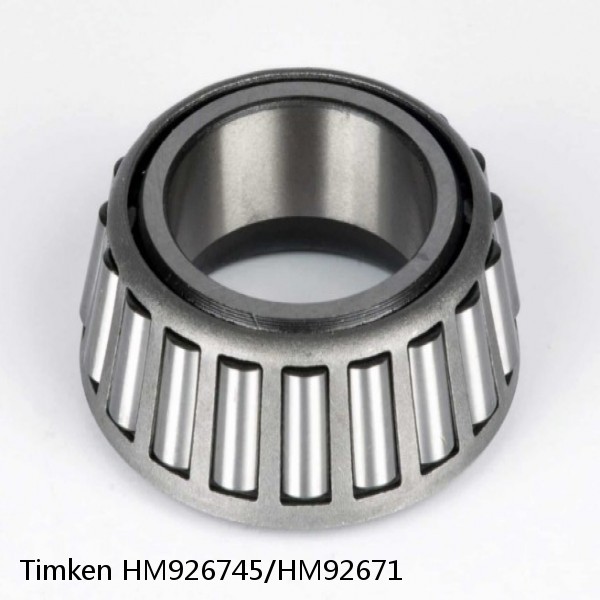 HM926745/HM92671 Timken Tapered Roller Bearing #1 image
