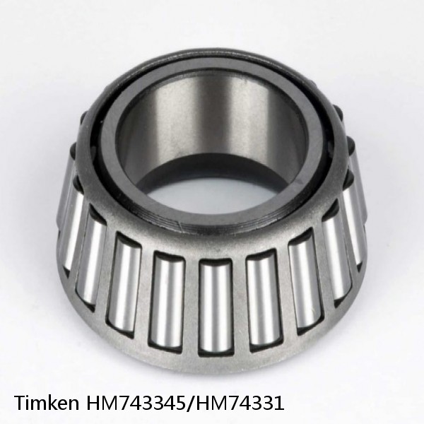HM743345/HM74331 Timken Tapered Roller Bearing #1 image