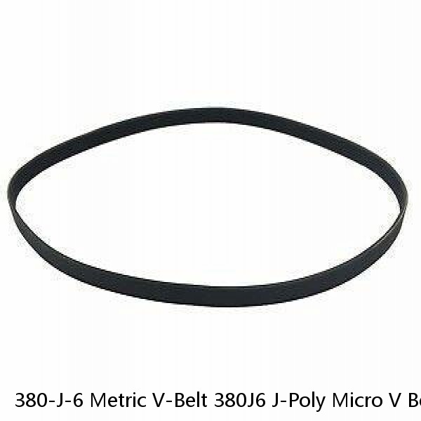 380-J-6 Metric V-Belt 380J6 J-Poly Micro V Belt #1 image